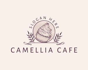 Cupcake Pastry Baker logo design