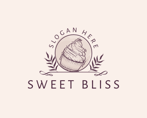 Cupcake Pastry Baker logo design