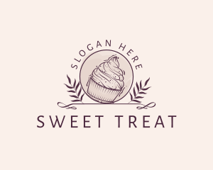 Cupcake Pastry Baker logo design