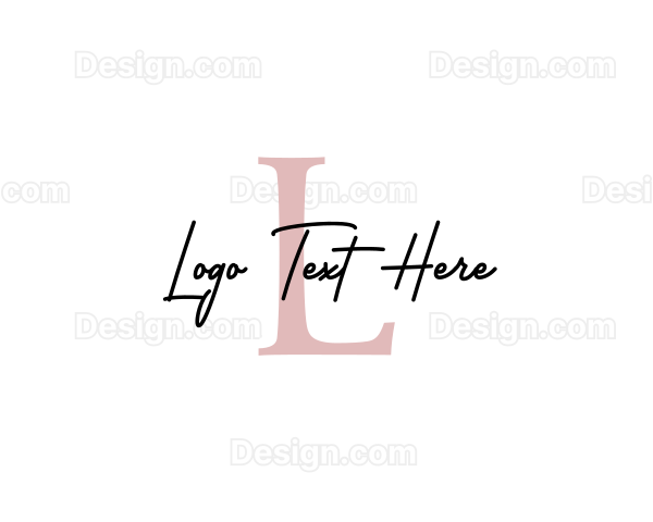 Beauty Fashion Letter Logo