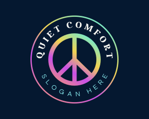 Peace Sign Symbol logo