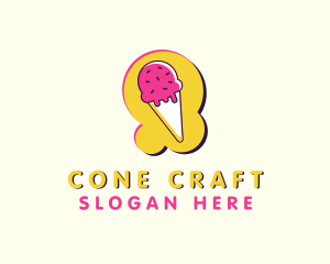 Ice Cream Cone Dessert logo