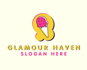 Ice Cream Cone Dessert logo