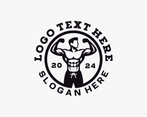 Gym Training Muscle logo