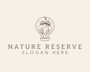 Holistic Natural Mushroom  logo design