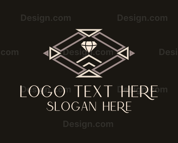 Diamond Jewelry Badge Logo