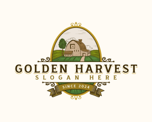 Vintage Barn Farming logo design