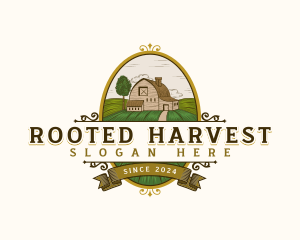 Vintage Barn Farming logo design