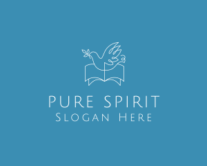 Holy Spirit Bible logo design