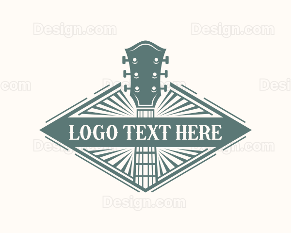 Guitar Musician Instrument Logo