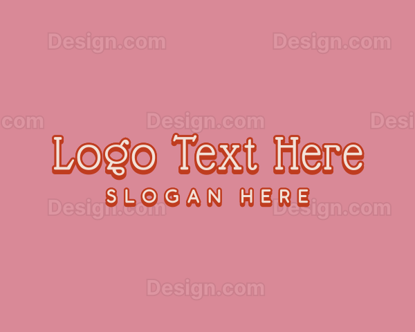 Pink Apparel Wordmark Logo