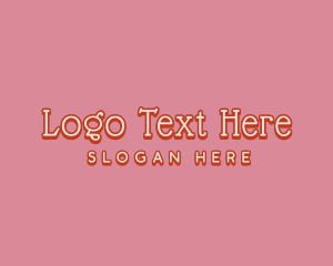 Pink Apparel Wordmark Logo