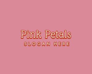 Pink Apparel Wordmark logo design