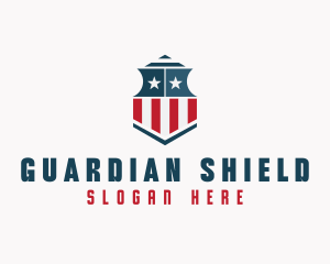 American Defense Shield logo design