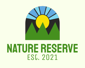 Sunset Nature Park  logo design