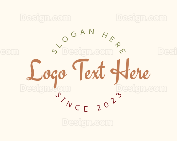 Apparel Script Business Logo