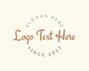 Apparel Script Business logo