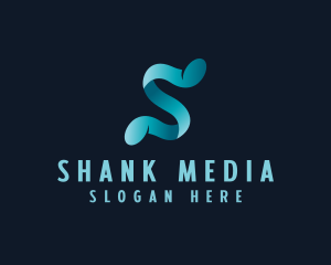 Digital Media Letter S  logo design