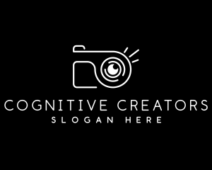 Modern Photo Camera logo design