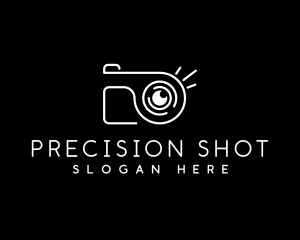 Modern Photo Camera logo design