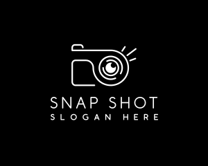 Modern Photo Camera logo design