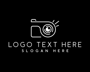 Shot - Modern Photo Camera logo design