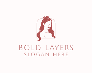 Beauty Queen Hair logo design