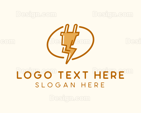 Plug Lightning Bolt Logo