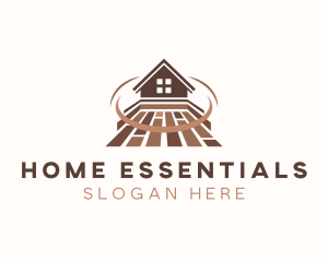 Home Flooring Maintenance logo design