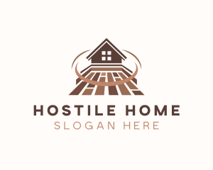 Home Flooring Maintenance logo design