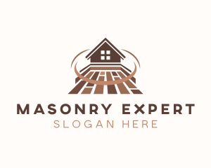 Home Flooring Maintenance logo design