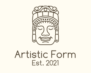 Mayan Stone Sculpture logo