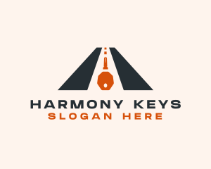 Highway Key Travel logo design