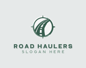 Road Highway Compass logo design