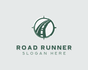 Road Highway Compass logo design