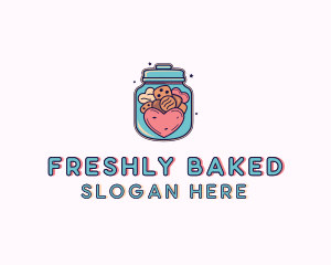 Pastry Jar Cookies logo design