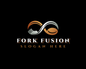 Spoon Fork Kitchen Infinity logo design