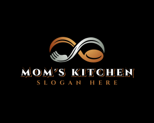 Spoon Fork Kitchen Infinity logo design