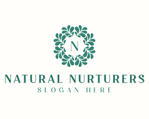 Nature Herbal Leaf logo design