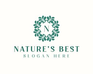 Nature Herbal Leaf logo design