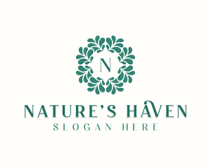 Nature Herbal Leaf logo design