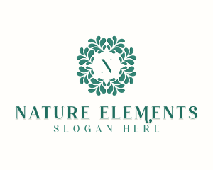 Nature Herbal Leaf logo design