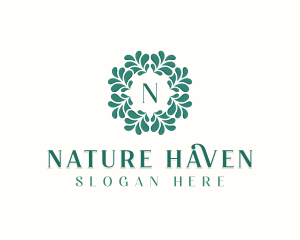 Nature Herbal Leaf logo design