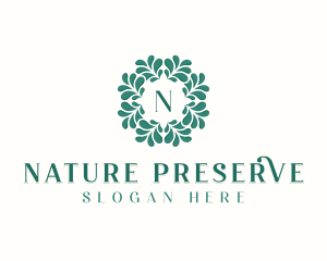 Nature Herbal Leaf logo design