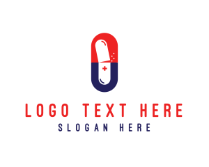 Pharmacy Pill Letter O logo