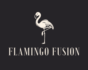 Bird Flamingo Wildlife logo