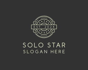 Star Emblem Badge logo design