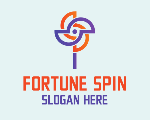 Spinning Pinwheel Toy logo design