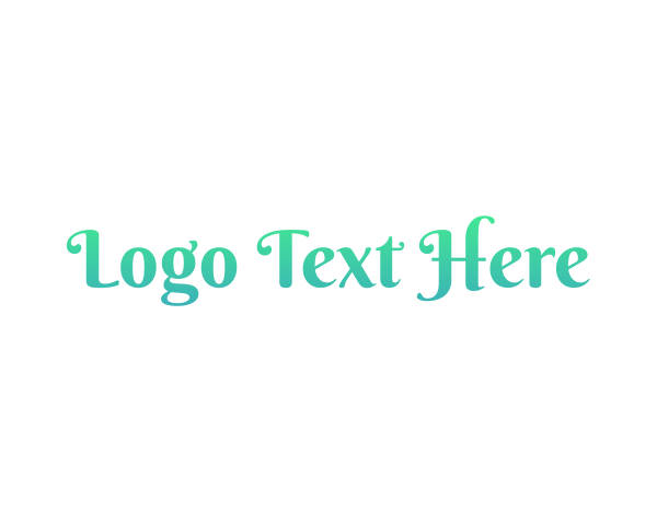 Handwriting logo example 4