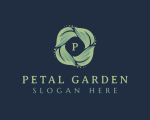 Organic Natural Leaves logo design